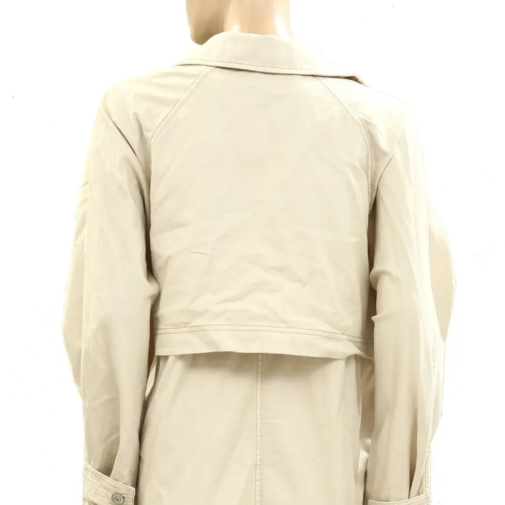 Free People We The Free Perry Military Coat Jacket Top Cotton Cozy XS New 278492